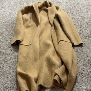 Pink Lily Camel Cape Coat